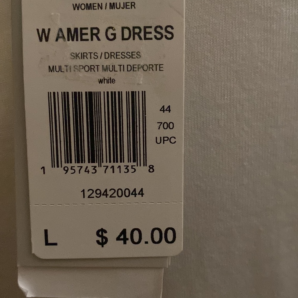 NWT adidas T-shirt dress white - Picture 6 of 6